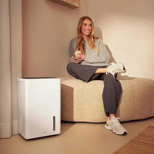 Oro sausintuvas Duux Smart Bora | Tinka kambariams iki 50 m² | Vandens bako talpa 4 l | Baltas