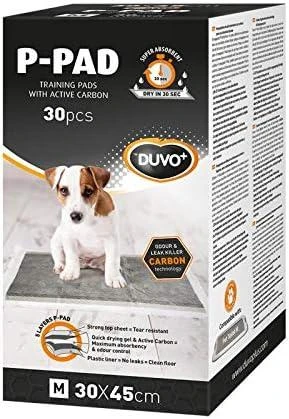 Duvo+ Duvo+ šuniui ''M'' pamatai 30 vnt 30x45cm su aktyvuota anglimi 11504