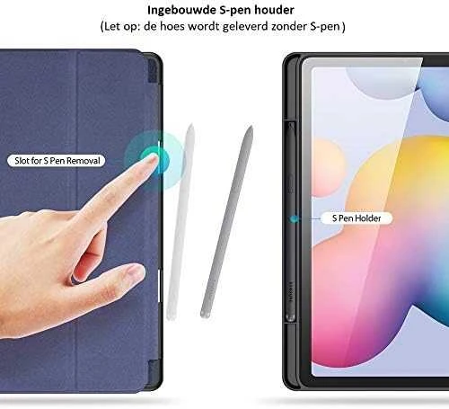Dėklas Dux Ducis Domo Samsung P610/P615/P613/P619/P620/P625 Tab S6 Lite 10.4 tamsiai mėlynas