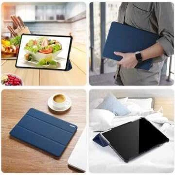 Dėklas Dux Ducis Domo Samsung X110/X115 Tab A9 8.7 tamsiai mėlynas