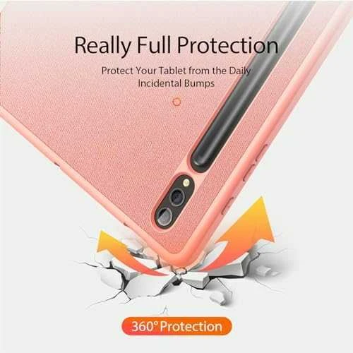 Dėklas Dux Ducis Domo Samsung X810/X816 Tab S9 Plus rožinis