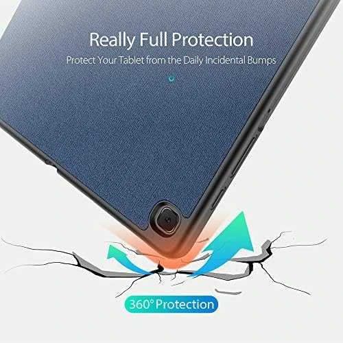 Dėklas Dux Ducis Domo Samsung P610/P615/P613/P619/P620/P625 Tab S6 Lite 10.4 tamsiai mėlynas