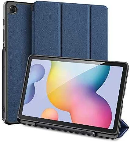 Dėklas Dux Ducis Domo Samsung P610/P615/P613/P619/P620/P625 Tab S6 Lite 10.4 tamsiai mėlynas