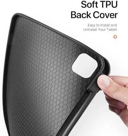DUX DUCIS dėklas DOMO sulenkiamas su pieštuko laikikliu skirtas Apple iPad Pro 11 (2024) juodos spalvos