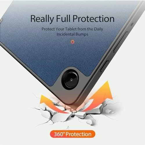 Dėklas Dux Ducis Domo Samsung X110/X115 Tab A9 8.7 tamsiai mėlynas