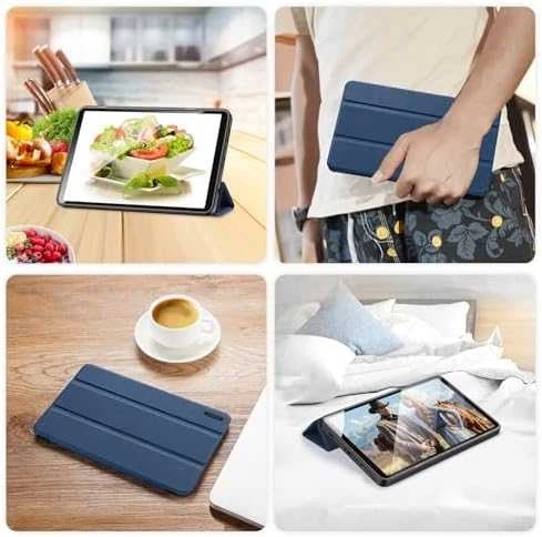 Dėklas Dux Ducis Domo Samsung X110/X115 Tab A9 8.7 tamsiai mėlynas