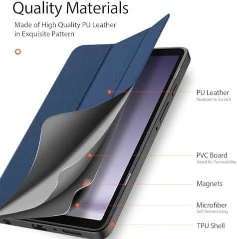 Dėklas Dux Ducis Domo Samsung X110/X115 Tab A9 8.7 tamsiai mėlynas