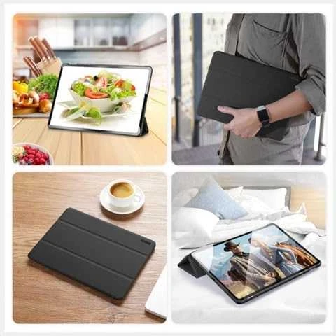 „Dux Ducis Domo“ su „Flip“ ir „Smart Sleep“, skirta „Xiaomi Redmi Pad Pro“ (4G/5G) / „Poco Pad 12.1“ – juodos spalvos
