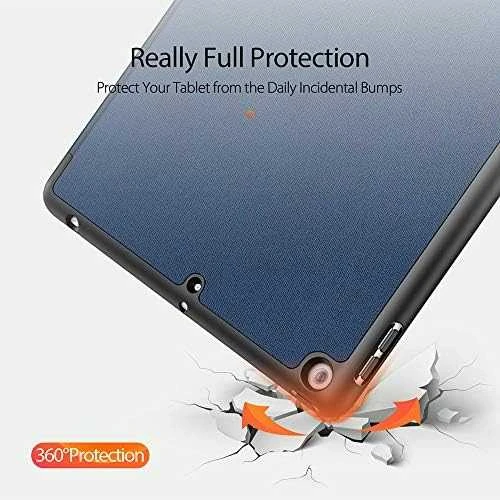 Dėklas Dux Ducis Domo Apple iPad 10.2 2021/iPad 10.2 2020/iPad 10.2 2019 tamsiai mėlynas