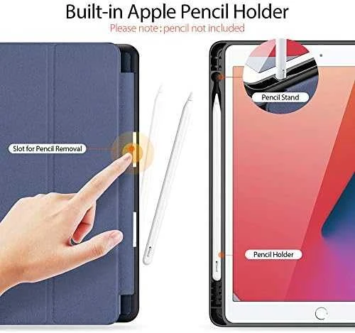 Dėklas Dux Ducis Domo Apple iPad 10.2 2021/iPad 10.2 2020/iPad 10.2 2019 tamsiai mėlynas