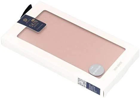 Dux Ducis Premium atverčiamas dėklas skirtas Apple iPhone XS Max, Rose Gold