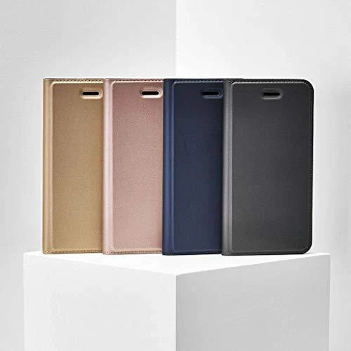 Dux Ducis Premium atverčiamas dėklas skirtas Apple iPhone XS Max, Rose Gold