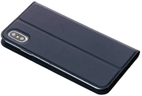 Dux Ducis Premium atverčiamas dėklas skirtas Apple iPhone XS Max, mėlynas