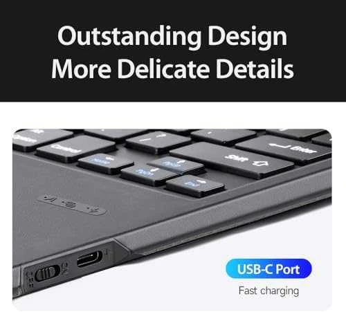 Dux Ducis DK Series dėklas su Bluetooth klaviatūra Apple Apple iPad 10 (2022) - juodos spalvos