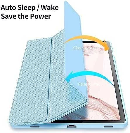 Dėklas Dux Ducis Toby Samsung X520/X526 Tab S10 FE/X710/X716 Tab S9/X510/X516 Tab S9 FE mėlynas