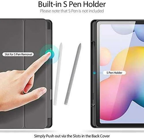 Dėklas Dux Ducis Domo Samsung P610/P615/P613/P619/P620/P625 Tab S6 Lite 10.4 juodas
