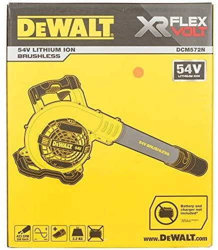 Akumuliatorinis lapų pūstuvas Dewalt DCM572 54V Flexvolt, be akumuliatoriaus ir kroviklio