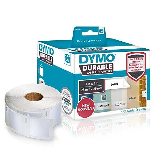 DYMO Ilgalaikės pramoninės Etiketės 25 x 25mm / (1933083/2112286)
