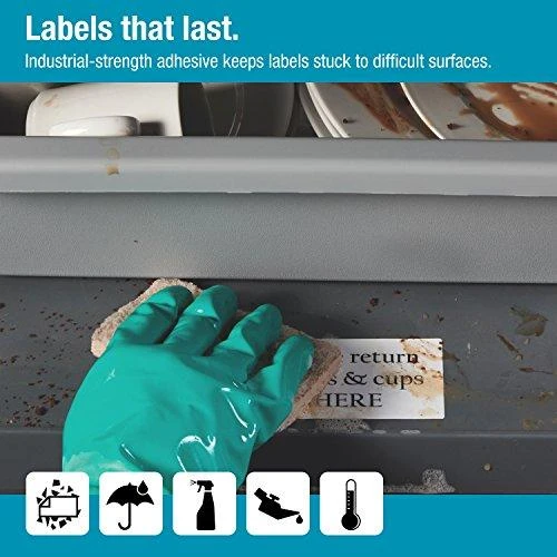 DYMO LW - LW Durable Labels - 25 x 54 mm - 1976411 Balta Lipni spausdintuvo etiketė
