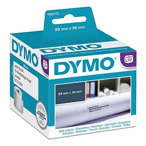 DYMO 1983172 etiketė spausdinimui Balta Lipni spausdintuvo etiketė