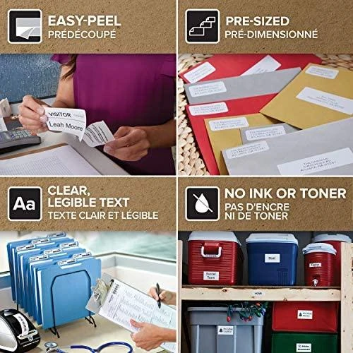 Dymo Address Labels 28 x 89 mm baltas 1x 130 vnt. (1983173)