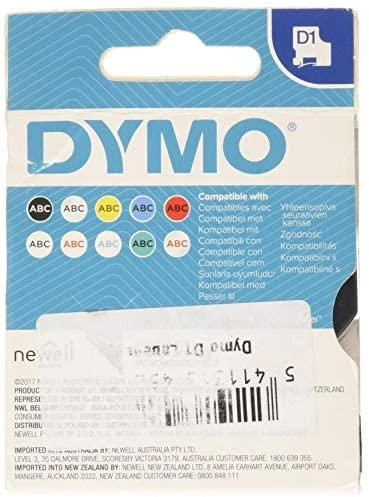 Dymo taśma S0720830 (juodas on baltas) typ D1