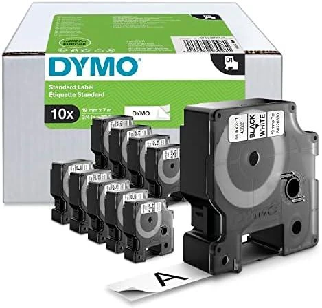 Dymo Taśma D1 19mm x7m juoda/balta 2093098 10 vnt.