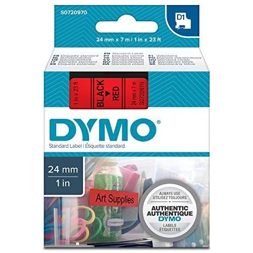 D1, prekės ženklo juosta, 24 mm, juodas tekstas ant biurokratijos, 7m - 53717 DYMO / S0720970