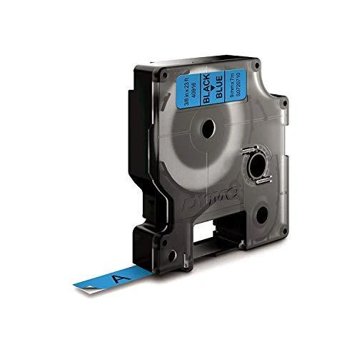 DYMO D1 Juostelė 9mm x 7m / juodas ant mėlynos (40916 / S0720710)