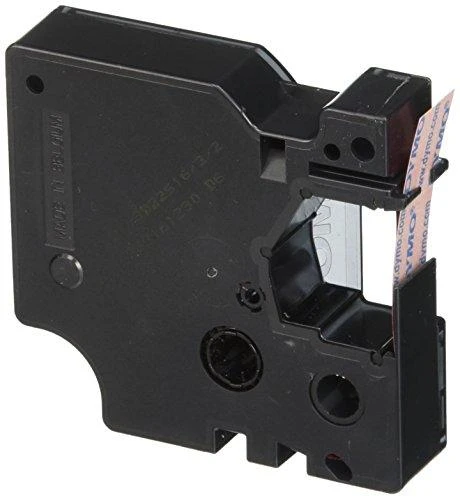 Juostelė DYMO D1 12mm x 7m, vinilinė, juoda ant raudono / S0720570 45017