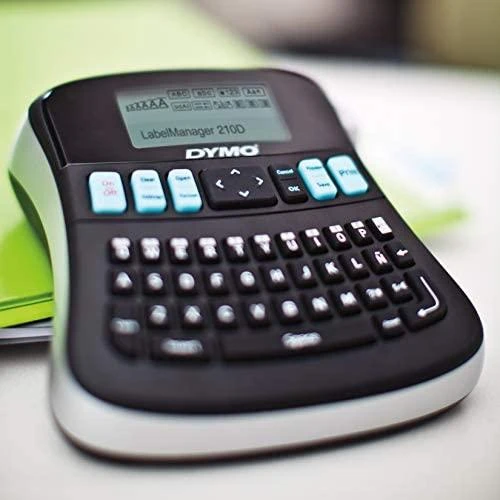Spausdintuvas Dymo Label Manager 210D, žymėjimo mašina su QWEERTY klaviatūra, juodas / S0784430