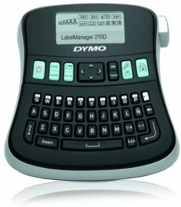 Spausdintuvas Dymo Label Manager 210D, žymėjimo mašina su QWEERTY klaviatūra, juodas / S0784430