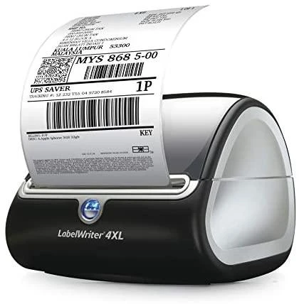 DYMO LabelWriter 4XL, juodas and baltas label spausdintuvas, USB connected, PC, 53 labels / minute S0904950