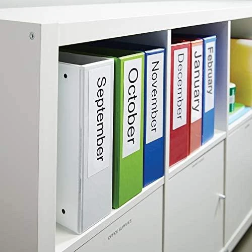 LabelWriter“ baltos kartotinės etiketės, 38x190mm, 1 pakuotė (110 vnt.) DYMO / S0722470