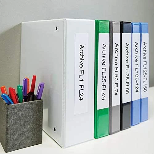 LabelWriter“ baltos kartotinės etiketės, 38x190mm, 1 pakuotė (110 vnt.) DYMO / S0722470