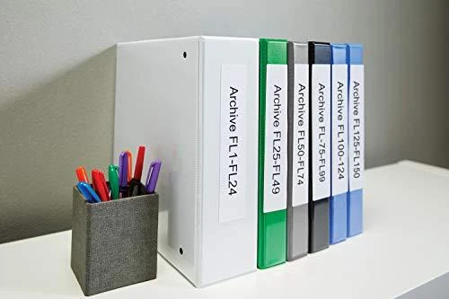 LabelWriter“ baltos kartotinės etiketės, 38x190mm, 1 pakuotė (110 vnt.) DYMO / S0722470