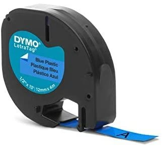 DYMO S0721650 etikečių juostelė Juoda ant mėlynos