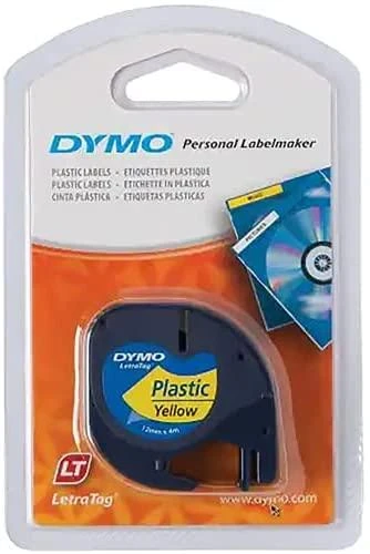 Etikečių spausdintuvo juostelė DYMO 12mm, 4m, geltona / S0721620