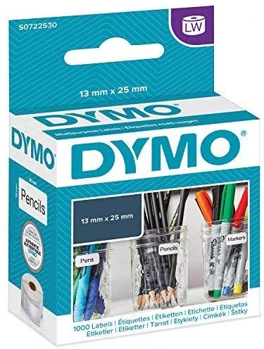 DYMO LW - Multi-Purpose Labels - 13 x 25 mm - S0722530 Balta Lipni spausdintuvo etiketė