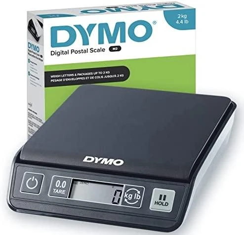 Virtuvinės svarstyklės DYMO M2 Elektroninės pašto svarstyklės Juoda