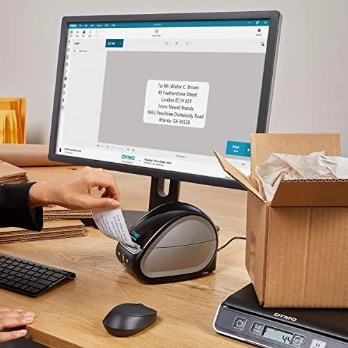 Virtuvinės svarstyklės DYMO M2 Elektroninės pašto svarstyklės Juoda