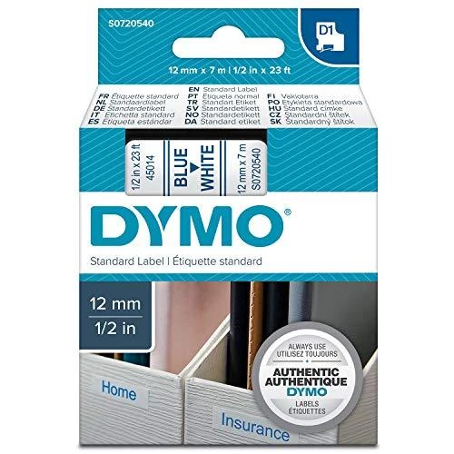 DYMO 18482 etikečių juostelė Juoda ant baltos