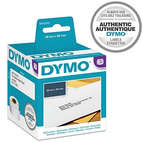 Etiketės DYMO LabelWriter 89x28 mm, 2x130 vnt. / S0722370 99010
