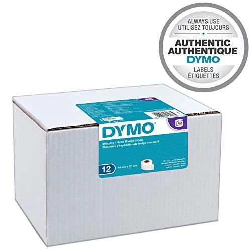 LabelWriter“ Pristatymo / pavadinimo žymos, 101x54 mm, 12 pakuočių (2640 vnt.) DYMO / S0722420