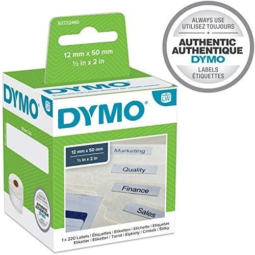 Etiketės DYMO LabelWriter 12x50 mm, 220 vnt. / S0722460 99017