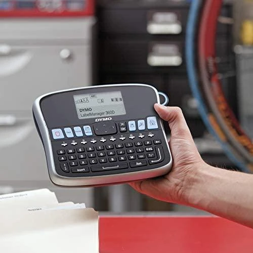 Spausdintuvas DYMO LabelManager 360D;QWERTZ klaviatūra - D1;etiketės iki 19 mm (S0879520)