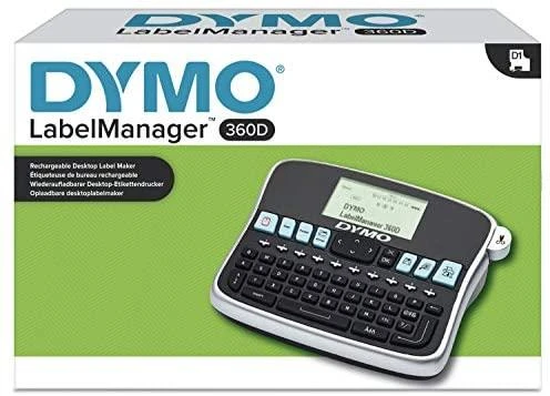 Spausdintuvas DYMO LabelManager 360D;QWERTZ klaviatūra - D1;etiketės iki 19 mm (S0879520)