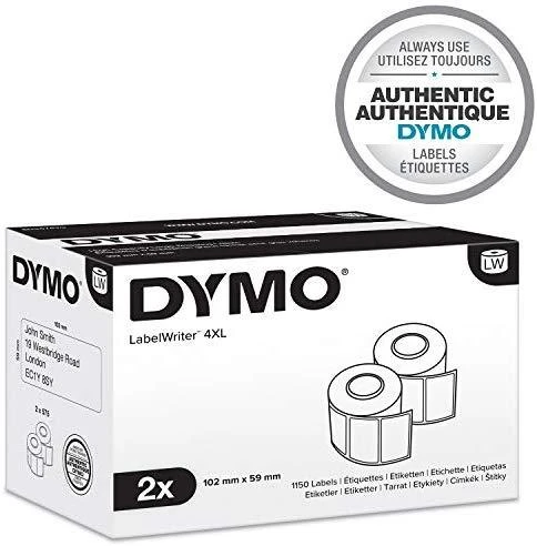 DYMO didelės talpos didelis siuntimas 102x59 mm (2 ritiniai) S0947420