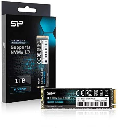 Silicon Power SSD P34A60 512GB, M.2 PCIe Gen3 x4 NVMe, 2200/1600 MB/s