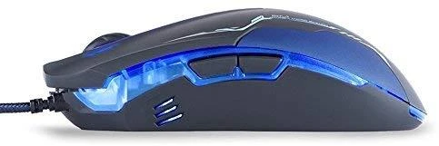 E-Blue E-Mėlyna E-mėlynas Auroza Pelė su laidu, juoda, 3500DPI